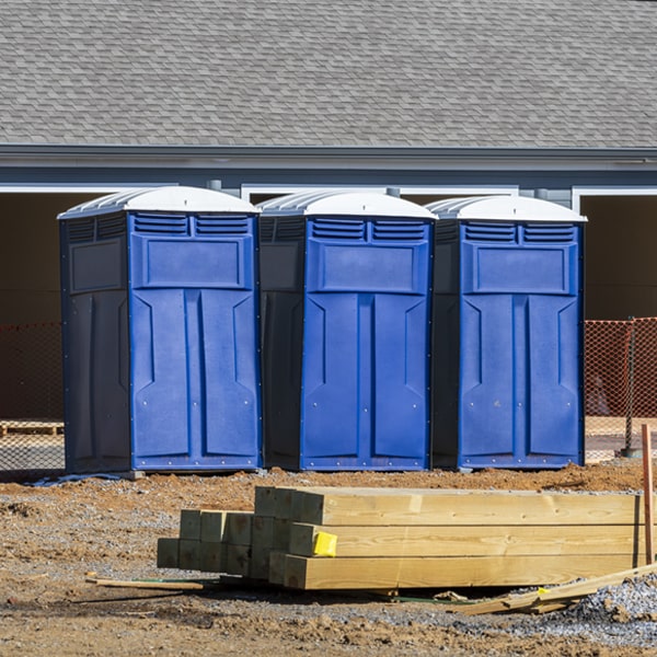 what is the maximum capacity for a single porta potty in Pine Prairie LA